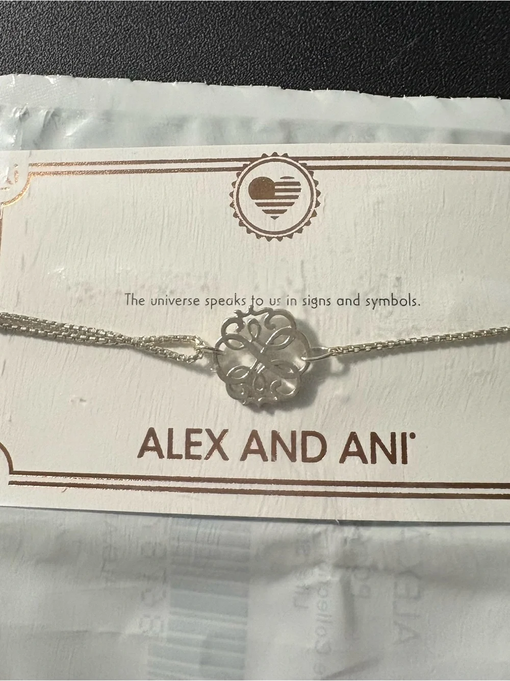 Alex and Ani Silver Filigree Necklace - Silver
